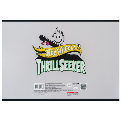 Альбом для малювання Kite Hot Wheels, 24 аркуша (HW25-242) Вінниця - фото 6