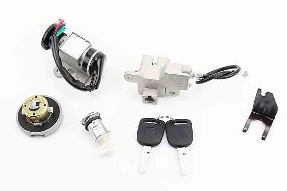 Замки к-кт (запалювання, сидіння, кришка бака кругла) Киев