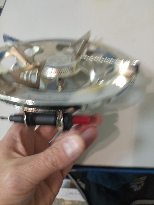 Газовий туристичний примус 22 см 4 ребра з п'єзо на заправний балон різьба 3/8" дюйма. Київ - фото 3