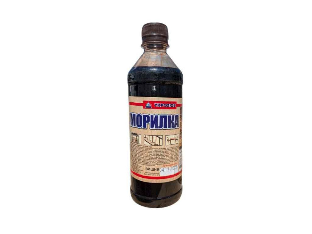 Морилка 0,5 л 0,45 кг Вишня ТМ УКРСОЮЗ Київ - фото 1