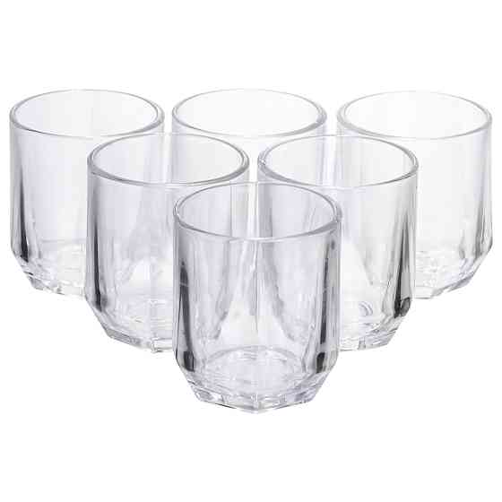 Набір склянок 6 (шт) 250 (мл) для лимонадів, соку, води, коктейлів HP-19-LJB-3 Коломия