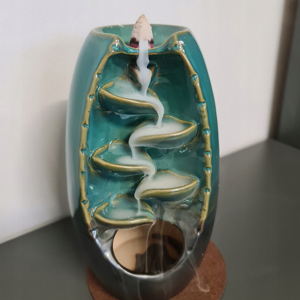 Керамічний ароматичний камін - водоспад димний з 55 паличками Ruhhy (22655) Нововолинськ - фото 9