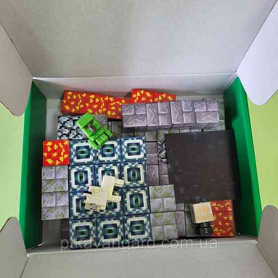 Конструктор магнітний майнкрафт 65 кубики магнітні блоки портал в край Dream World LZCK 011 Хмельницький