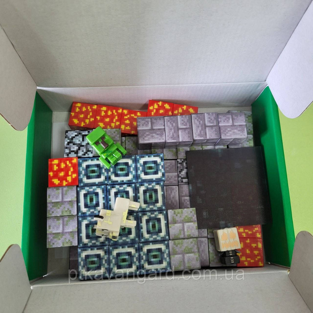Конструктор магнітний майнкрафт 65 кубики магнітні блоки портал в край Dream World LZCK 011 Хмельницький - фото 4