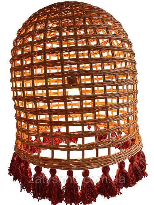 Люстра плетена з китицями Киев - изображение 6