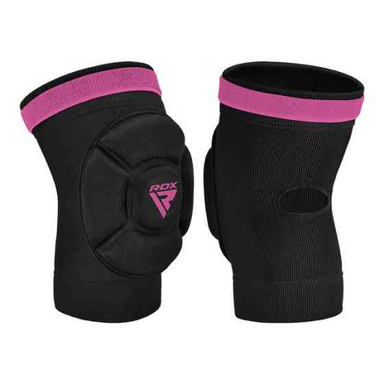 Наколінники спортивні RDX HOSIERY KNEE FOAM K5 BLACK/PINK-M (пара) Кам'янське