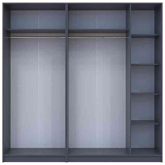 Комплект шаф для одягу Doros Промо (2 шт.) 225х48х204 см Графіт (DRS-011213) Львів