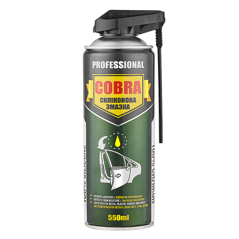 Смазка силиконовая Nowax Silicone Spray Professional Cobra 550мл Львов - изображение 1