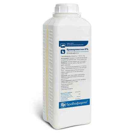 Бровермектин 2% 1 л (водорастворимый), Бровафарма Винница