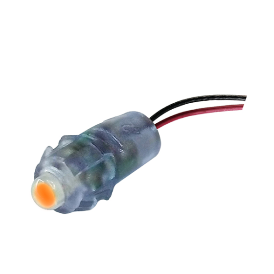 Светодиод быстрого монтажа 1led, 0,08W, Красный, 12V, IP65 (102/5) Полтава