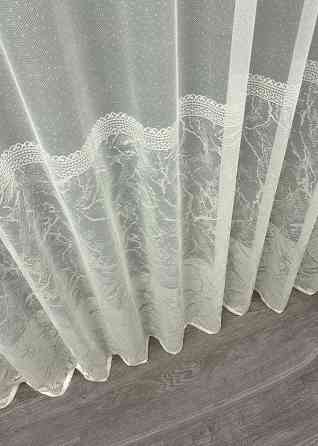 Тюль жаккард цвет молочный 1671т Киев