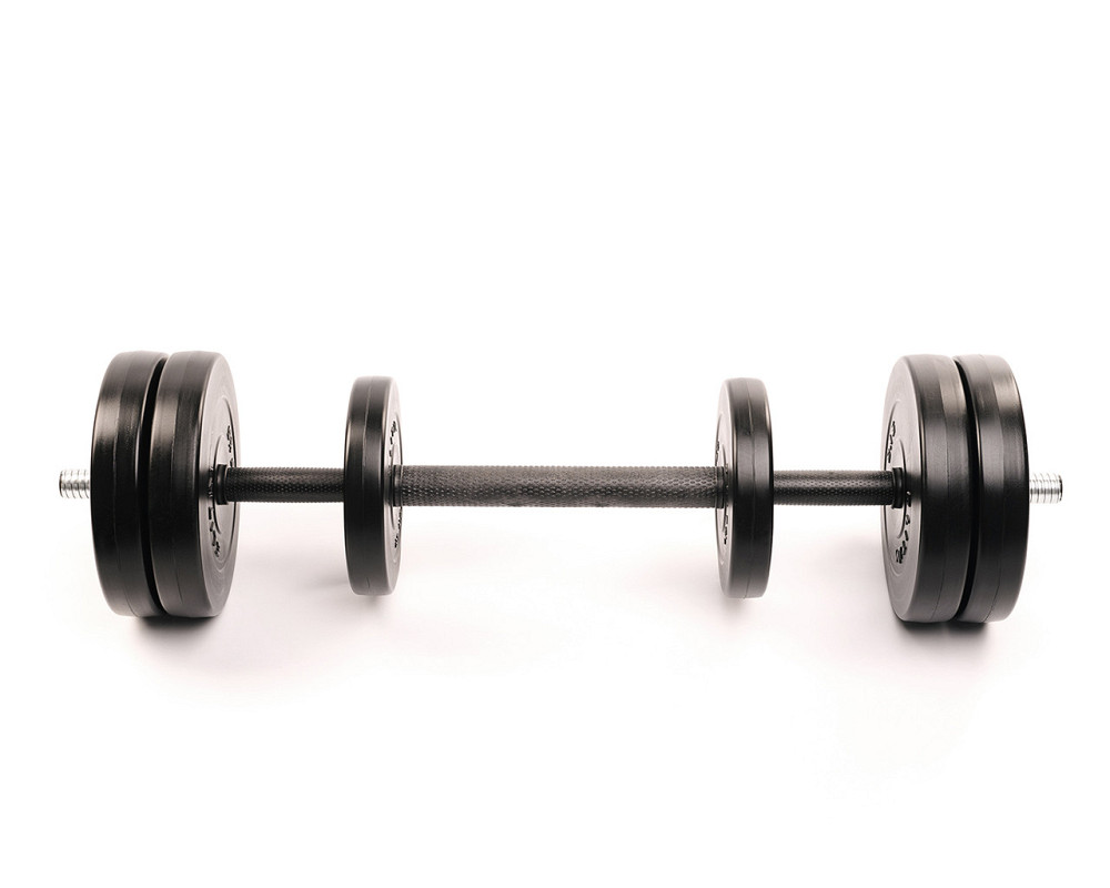 Гантелі Elitum 2х31 кг з подовжувачем грифа для штанги, набірні, для дому та зали Київ - фото 3