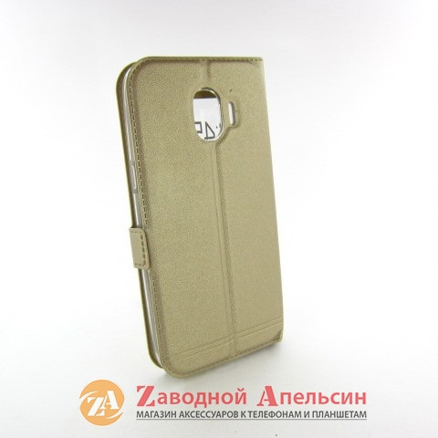 Чохол книжка Samsung J2 Pro J250 Smart Case gold Одеса - фото 5