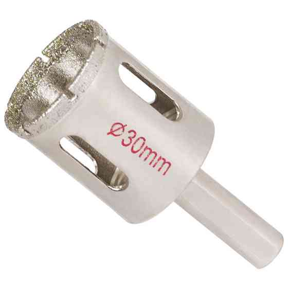 Коронка алмазная по керамике и стеклу Ø30мм SIGMA (1541301) Киев