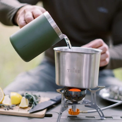 Термокружка Tribe Classic Mug 500 мл olive (T-FA-0033-olive) Винница - изображение 10