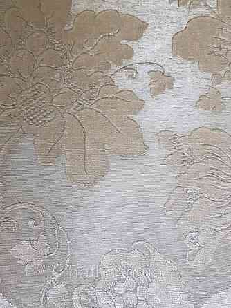 Шпалери вінілові на флізеліні Rasch Trianon Xlll 0.53х10 класика під текстиль гобелен квіти листя золотом Київ