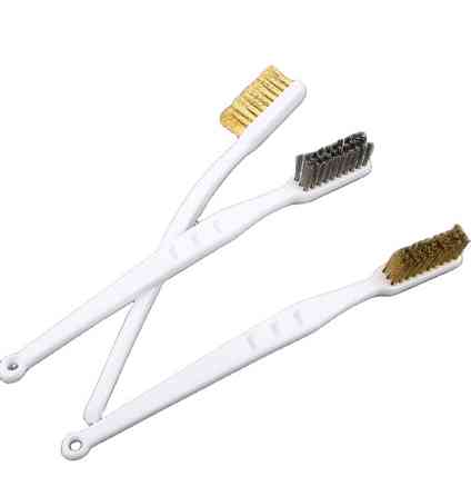 Набір щіток для металу 3 шт. (сталь, латунь, нейлон) Київ