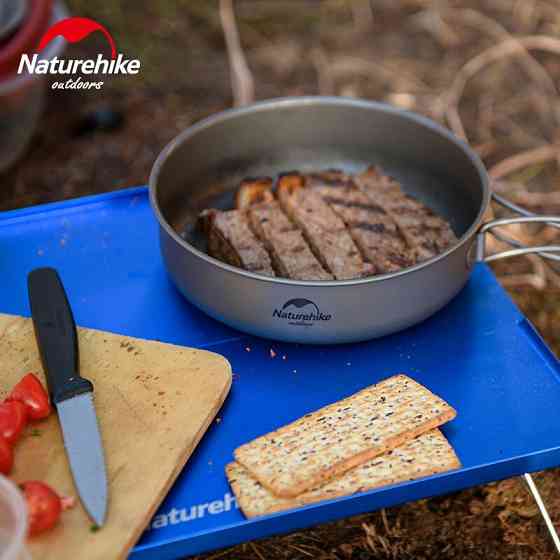 Сковородка титановая с раскладной ручкой 17 см Naturehike NH18T010-A Киев