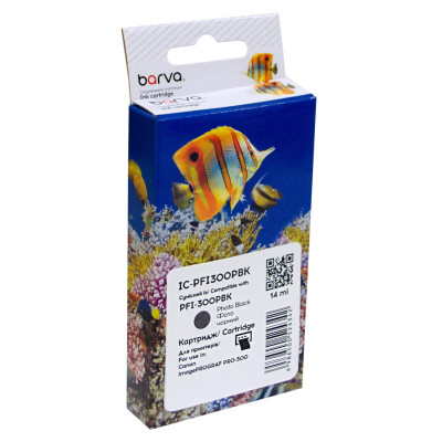 Картридж Barva Canon PFI-300PBK 4193C001 303с photo black (IC-PFI300PBK) Винница - изображение 1