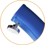 Душ солнечный Aquaviva Happy XL с мойкой для ног синий H420/5002. 35 л Киев - изображение 2