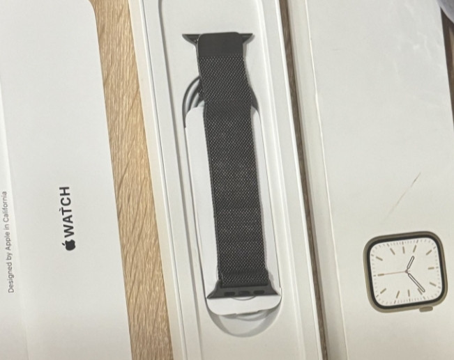 Смарт -Часы Apple Watch Series 7 45mm. Stainless steel Gold. Киев - изображение 5