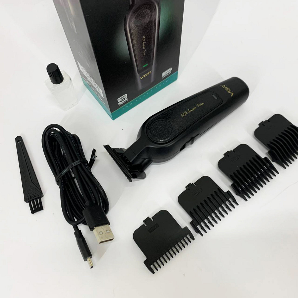 Универсальная машинка для стрижки головы и бороды VGR V-995, Професиональная машинка для стрижки волос CI-75 Львов - изображение 5