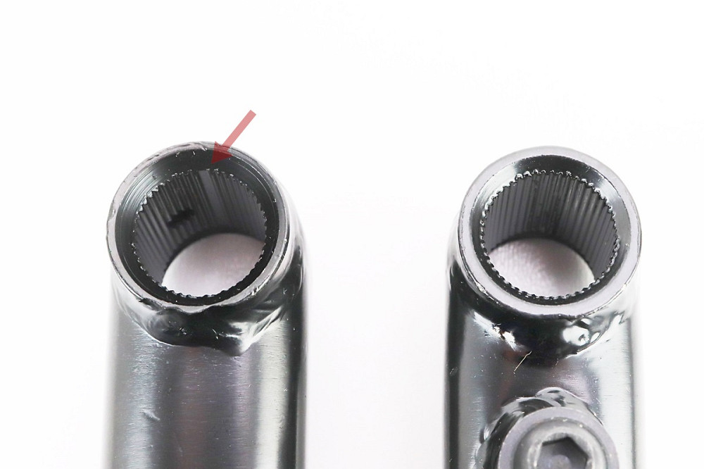 Шатуни "шліци 48T-19мм" 175мм BMX, чорні KL-8800S Киев - изображение 2