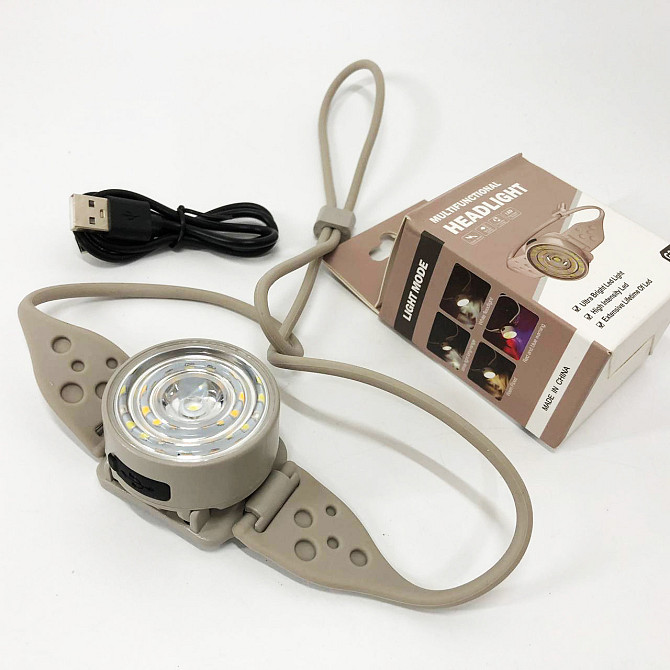 Налобний ліхтар яскравий G25-XPG+30SMD(white+yellow+red-blue), Ліхтар для голови XF-938 зі світлодіодами Київ - фото 2