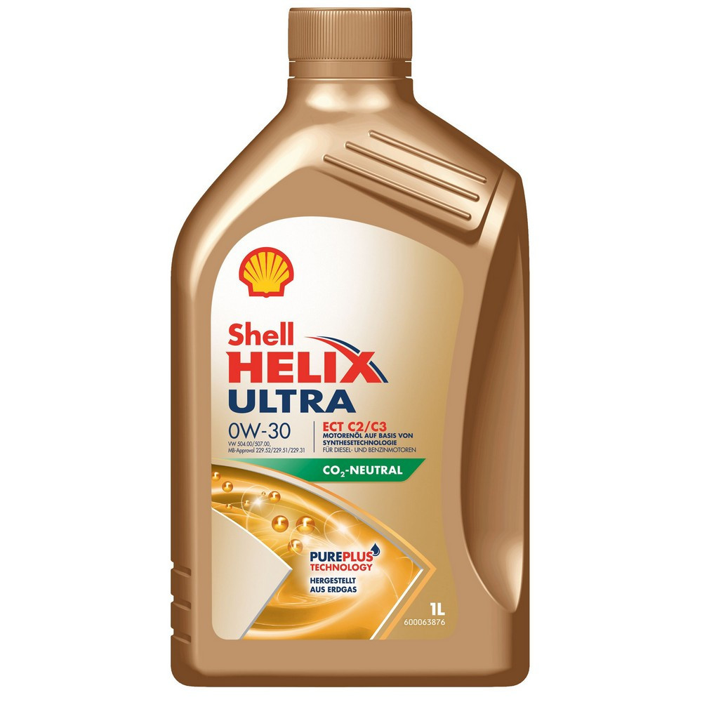 Shell Helix Ultra ECT C2/C3 0W-30, 1 л — Преміум синтетична моторна олива для бензинових і дизельних двигунів Ковель - фото 1