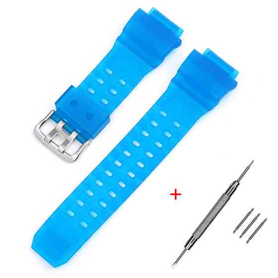 Ремешок для Casio G-Shock GW-9400 Transl Light-Blue SI SBR Киев