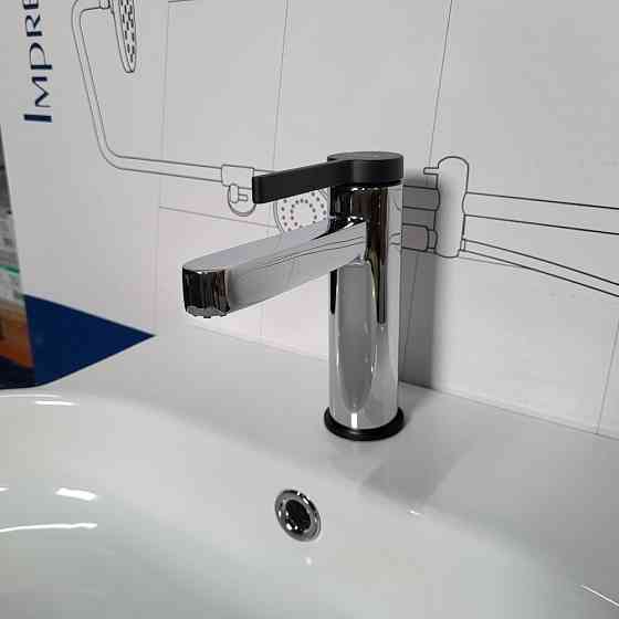 Смеситель для раковины Volle MORA cromo+de la noche 1537.010125 хром/чорний Киев