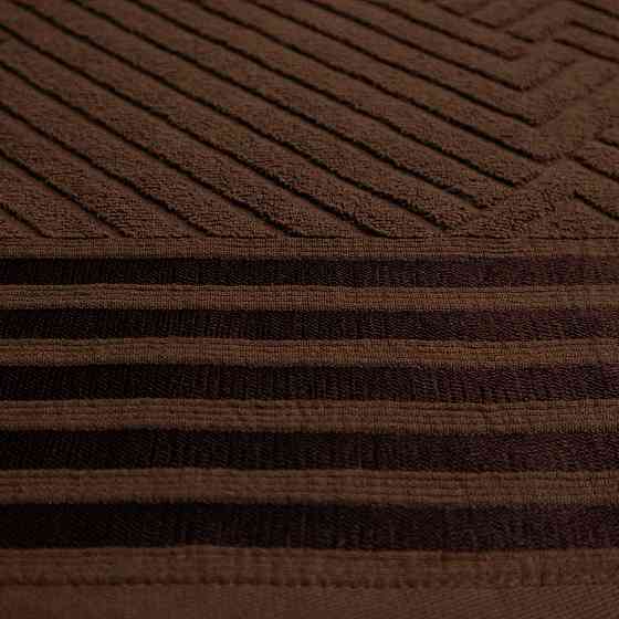 Набор махровых полотенец SOFT 3шт GM Textile 40х70см, 50х90см, 70х140см 500г/м2 (Коричневый) Сумы