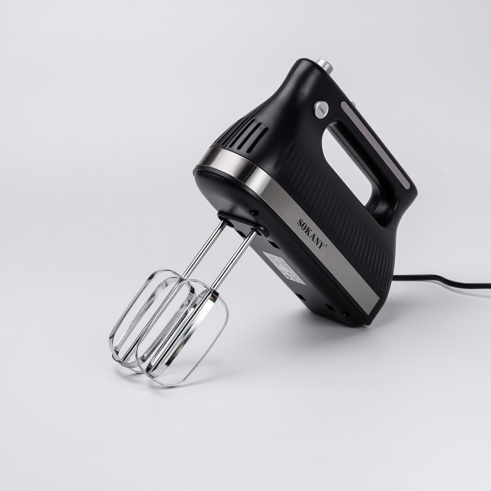 Ручной миксер Sokany SK-6632 черный с насадками Киев - изображение 8