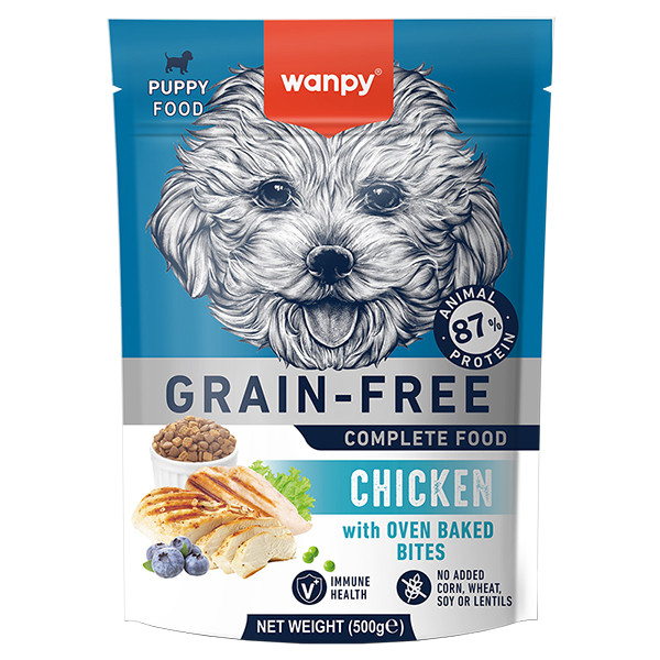 Wanpy Puppy Grain Free Chicken ВАНПИ КУРИЦА ДЛЯ ЩЕНКОВ сухой беззерновой корм Киев - изображение 1