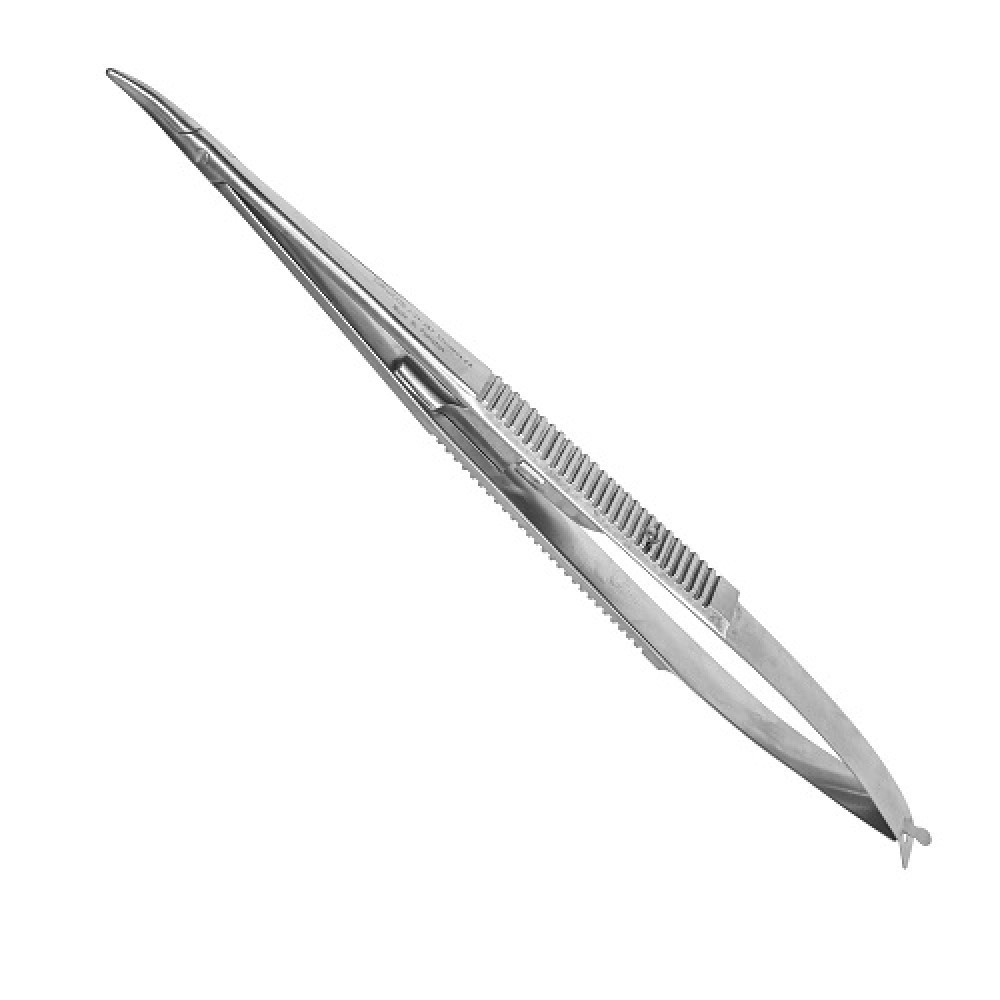 Голкотримач Castroviejo 18 см зігнутий J-24-287 Дніпро - фото 1