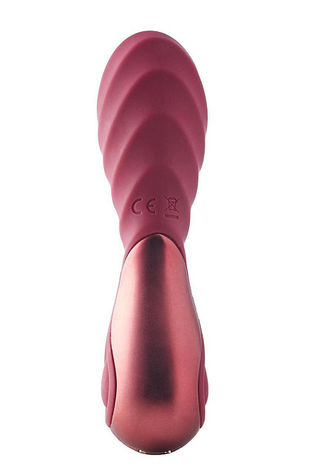 Мини вибратор рельефный Dream Toys Dinky Mini Vibrator Jody F бордовый, 12 см х 3.2 см Sex Aura Киев - изображение 4