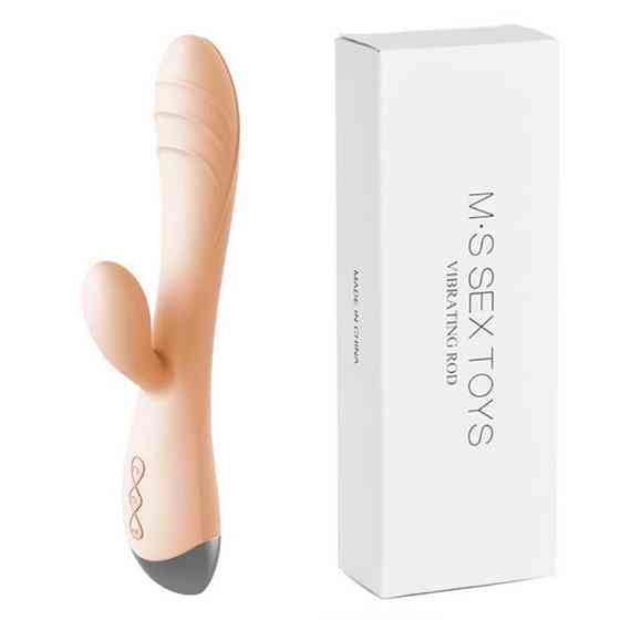 Вибратор кролик для клитора и точки G USB - Бежевый – Вибраторы Винница