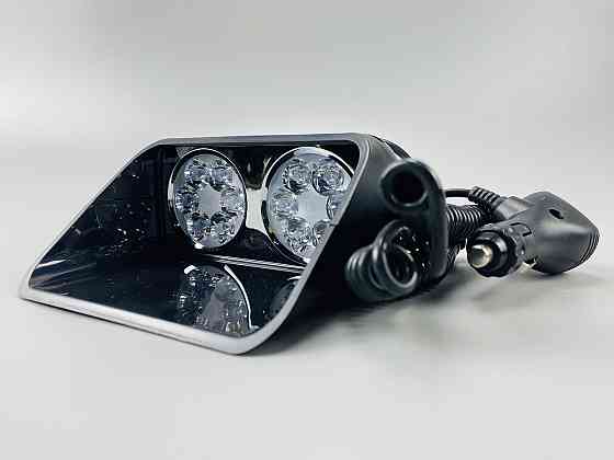 Маячок проблисковий S12-A стробоскоп 9-80V 10 led діодів синій+червоний спалах автомобільна мигалка Мукачево