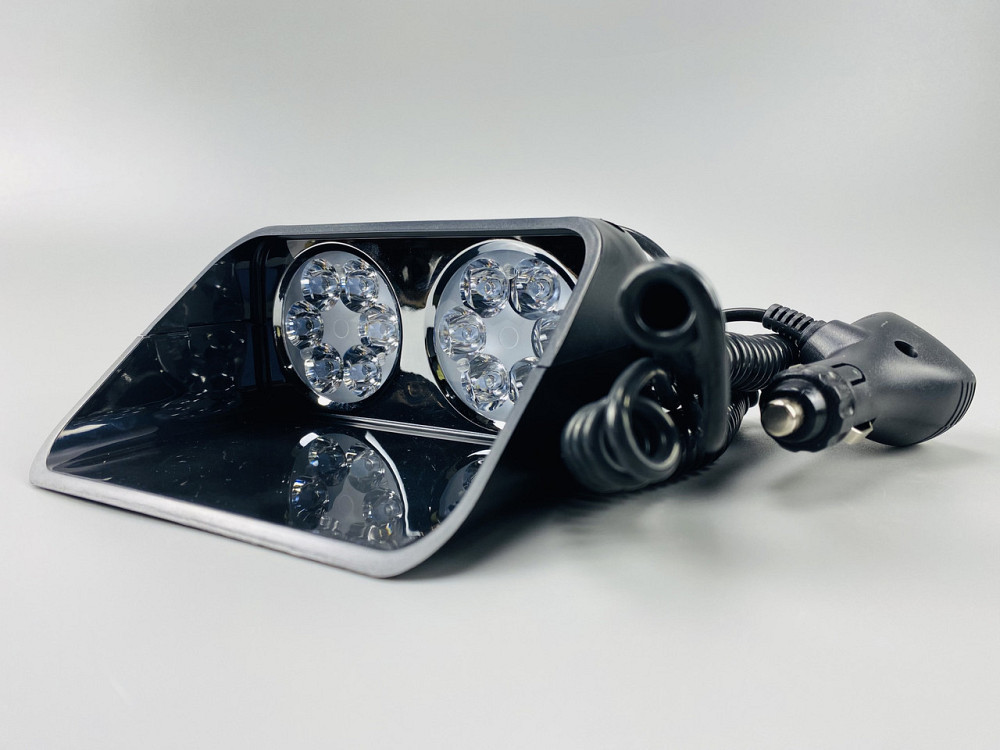 Маячок проблисковий S12-A стробоскоп 9-80V 10 led діодів синій+червоний спалах автомобільна мигалка Мукачево - фото 2