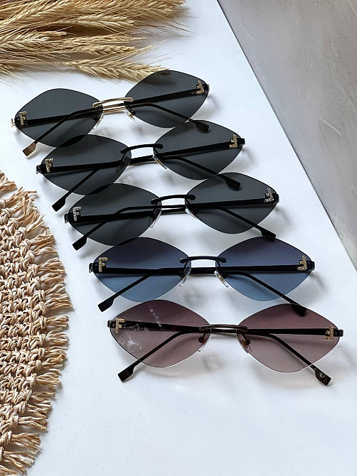 Женские очки Fendi на среднее лицо с металлической оправой MasterSem Киев - изображение 1