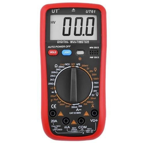Современный мультиметр Digital UT61, Электронный тестер напряжения, AH-792 Мультиметры измерительные Киев - изображение 1