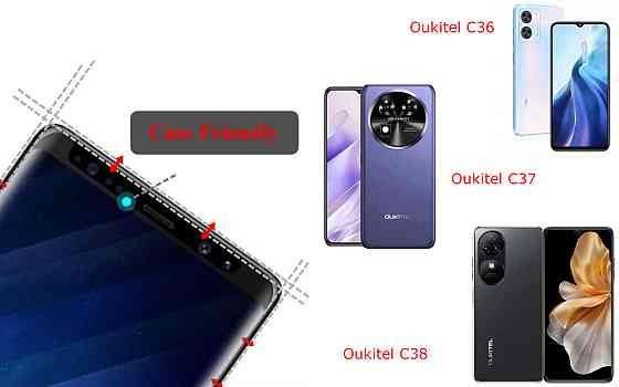 Захисне скло HyperGlass Pro для Oukitel C36, Oukitel C37, Oukitel C38 – максимальна чутливість та захист Київ