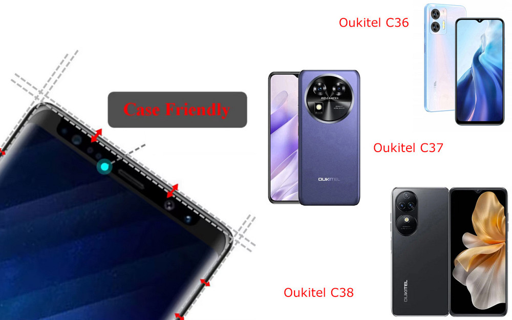 Захисне скло HyperGlass Pro для Oukitel C36, Oukitel C37, Oukitel C38 – максимальна чутливість та захист Київ - фото 4