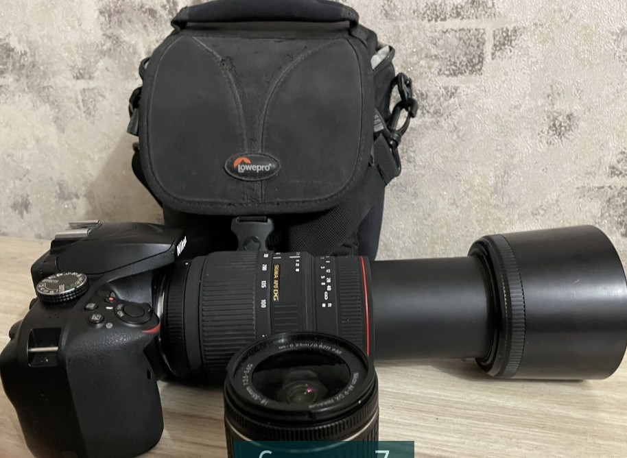 Фотоаппарат NIKON D3400 SIGMA apo dg 70-300mm 1:4- 5.6 Киев - изображение 2