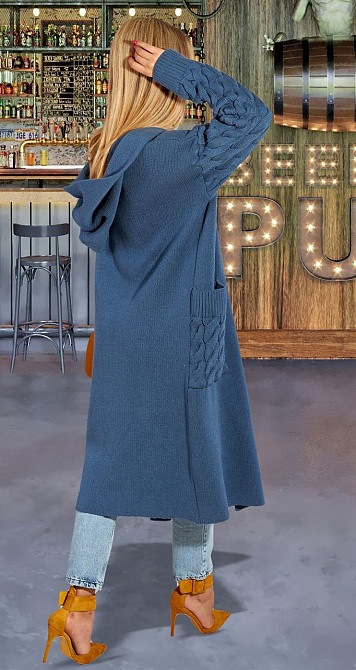 Теплий кардиган з капюшоном (48-52) Київ - фото 5