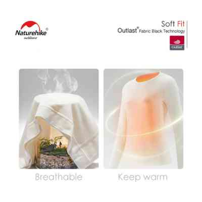 Термокофта Naturehike NH22NY009 чорний XXL (6927595705360) Вінниця