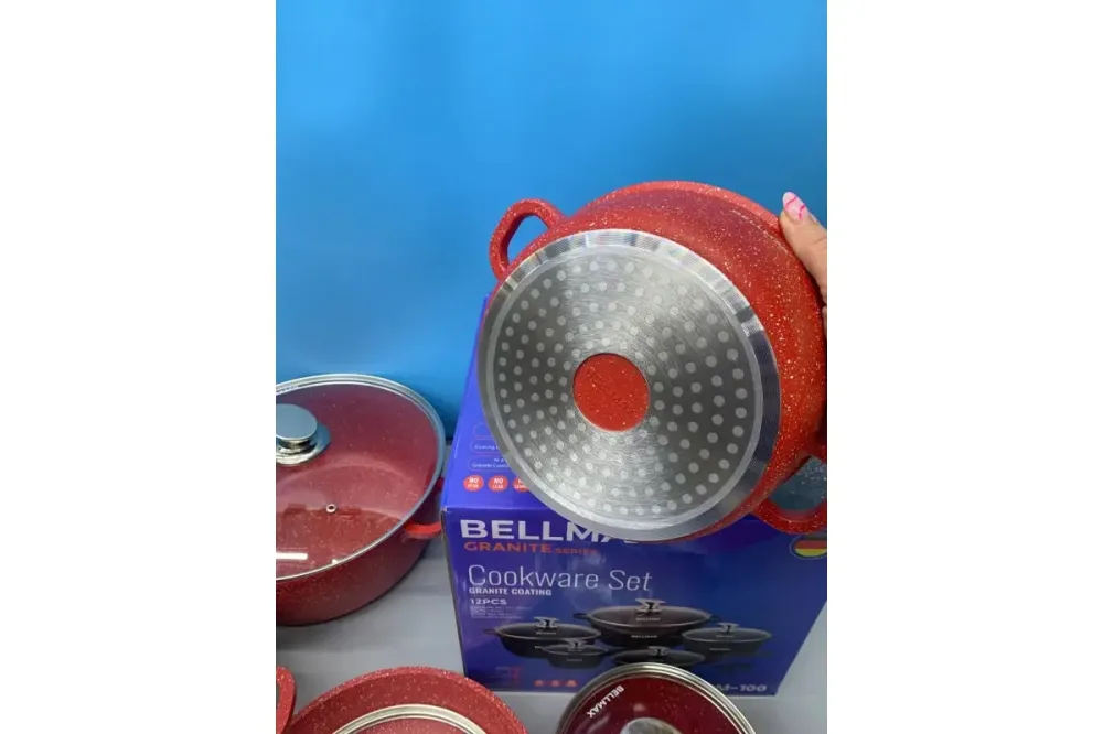 Набор посуды 9 предметов Bellmax Cookware Set BM-120 Коломия - фото 4