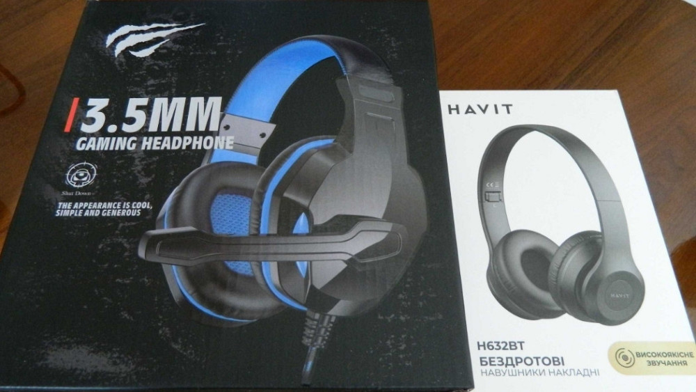 Наушники HAVIT H763d - игровые. Н632ВТ - беспроводные, для смартфонов. Киев - изображение 1