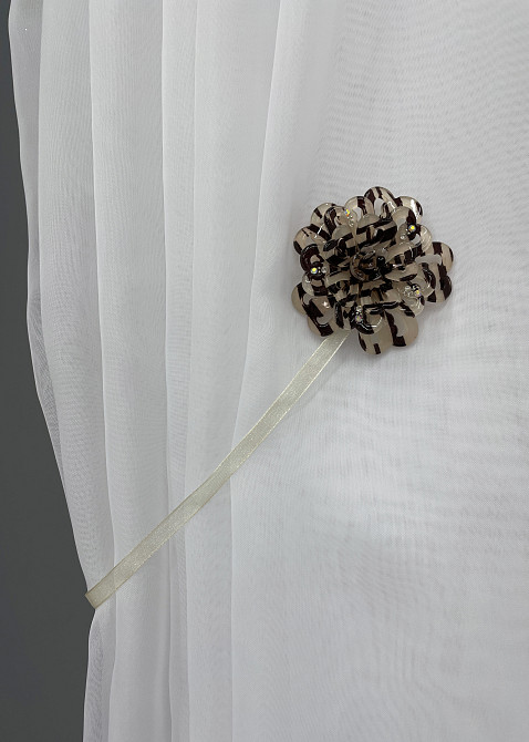 Магніти для штор і гардин Аріадна набір 2 шт Коричневий (81-163) Київ - фото 3