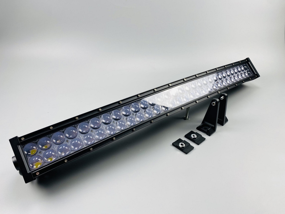 Прямокутна світлодіодна панель Фара LED BAR 180W (напівколо) 3D лінза 9-32В IP67 led chip 3030 60 led ламп Мукачево - фото 1